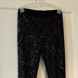Beautiful black sequin leggings
